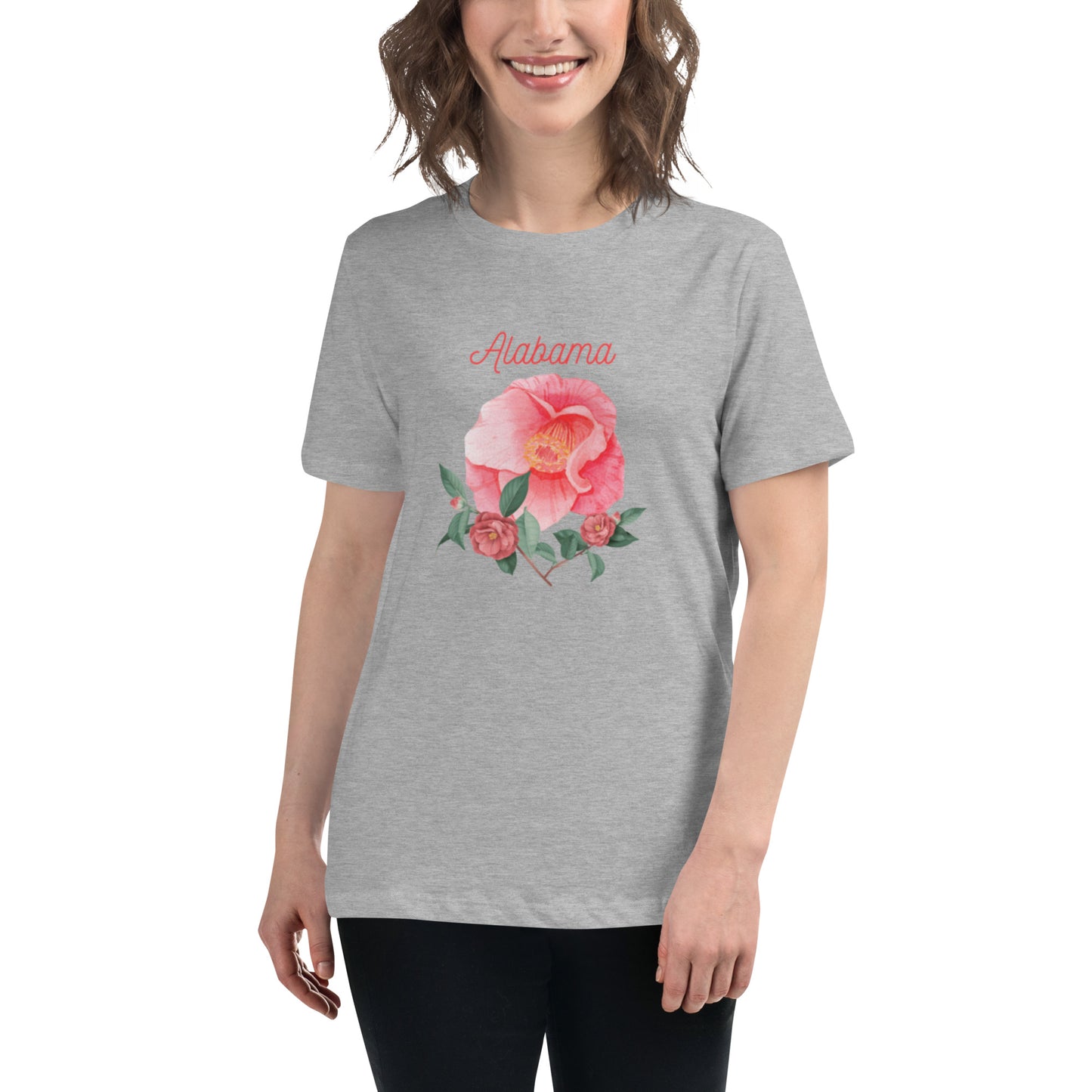 Alabama State Flower Camellia T-Shirt