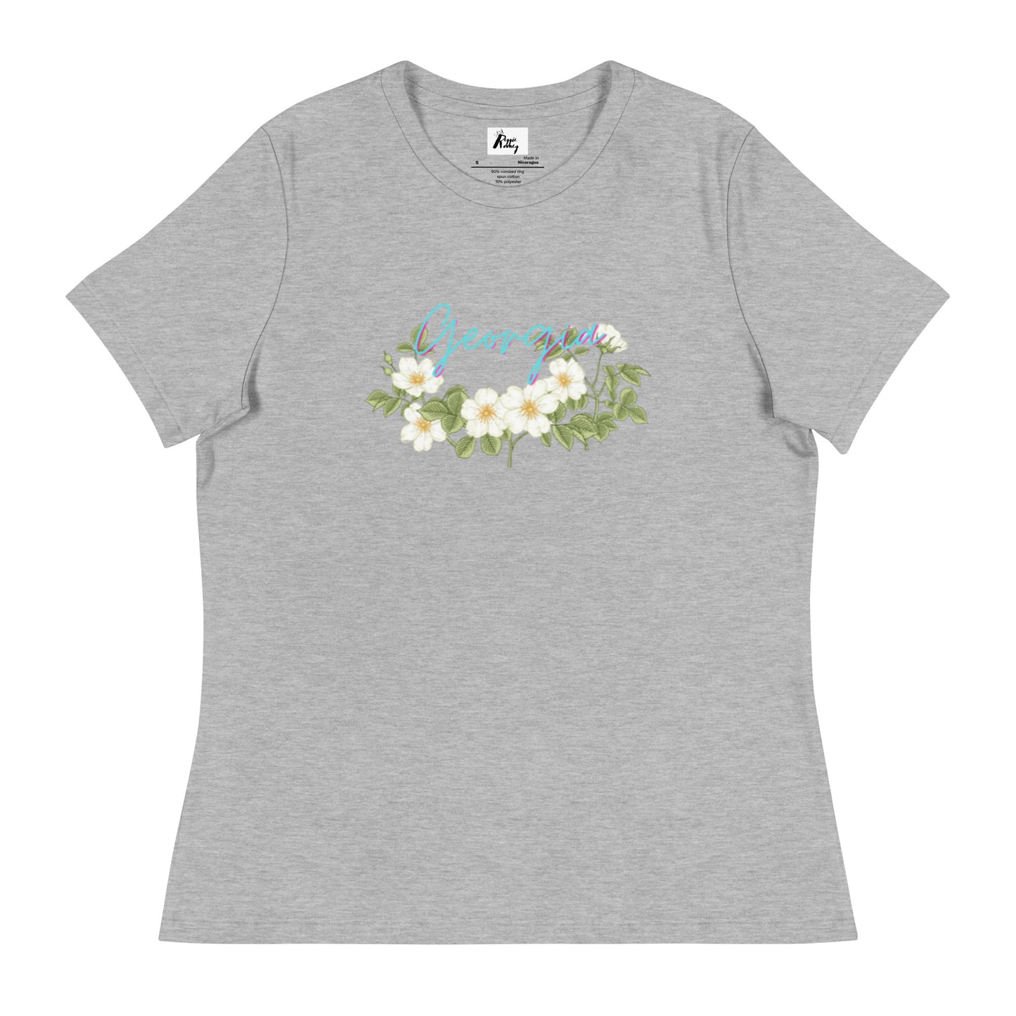 Georgia State Flower Rosa Laevigata T-Shirt