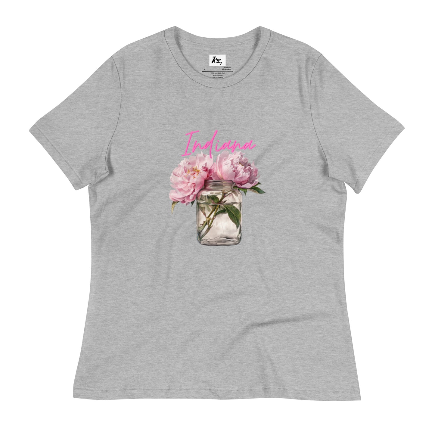 Indiana State Flower Peony T-Shirt