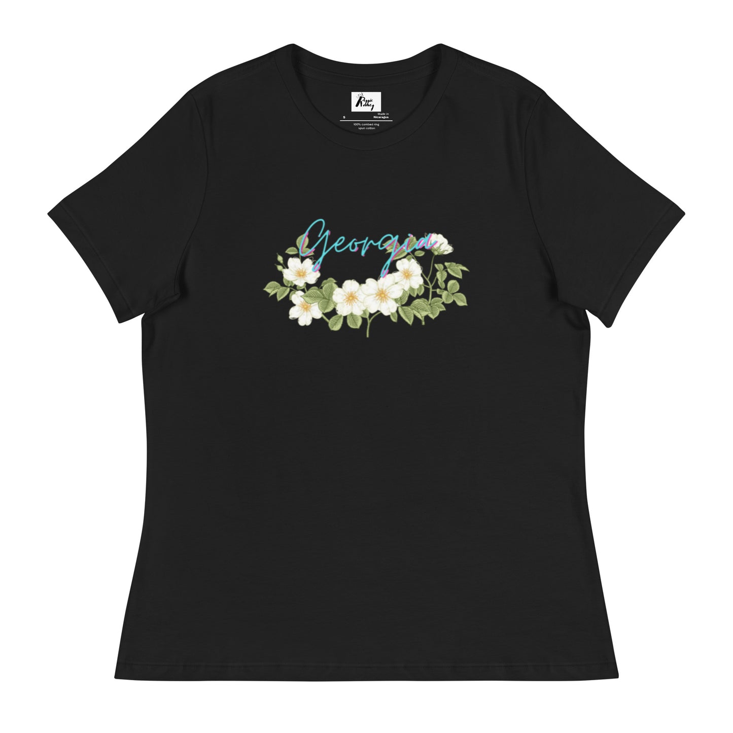 Georgia State Flower Rosa Laevigata T-Shirt