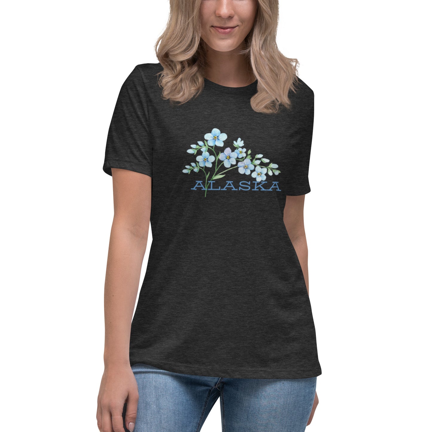 Alaska State Flower Alpine Forget-Me-Not T-Shirt