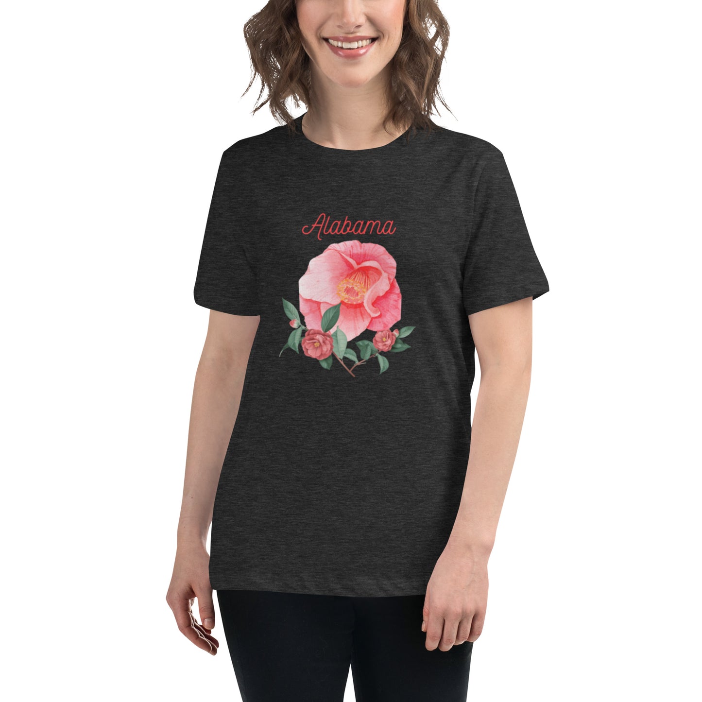 Alabama State Flower Camellia T-Shirt