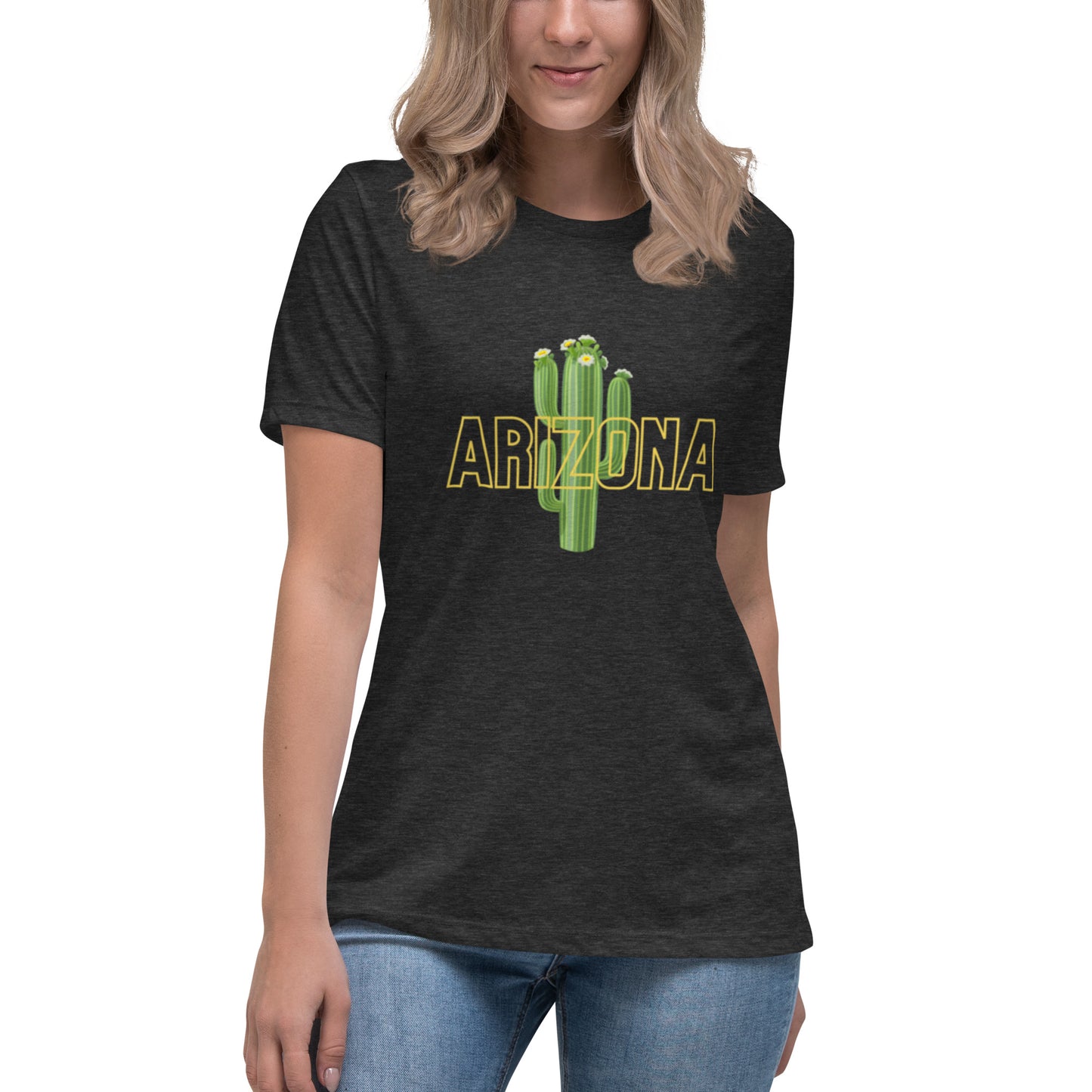 Arizona State Flower White Blossom of Saguaro Cactus T-Shirt