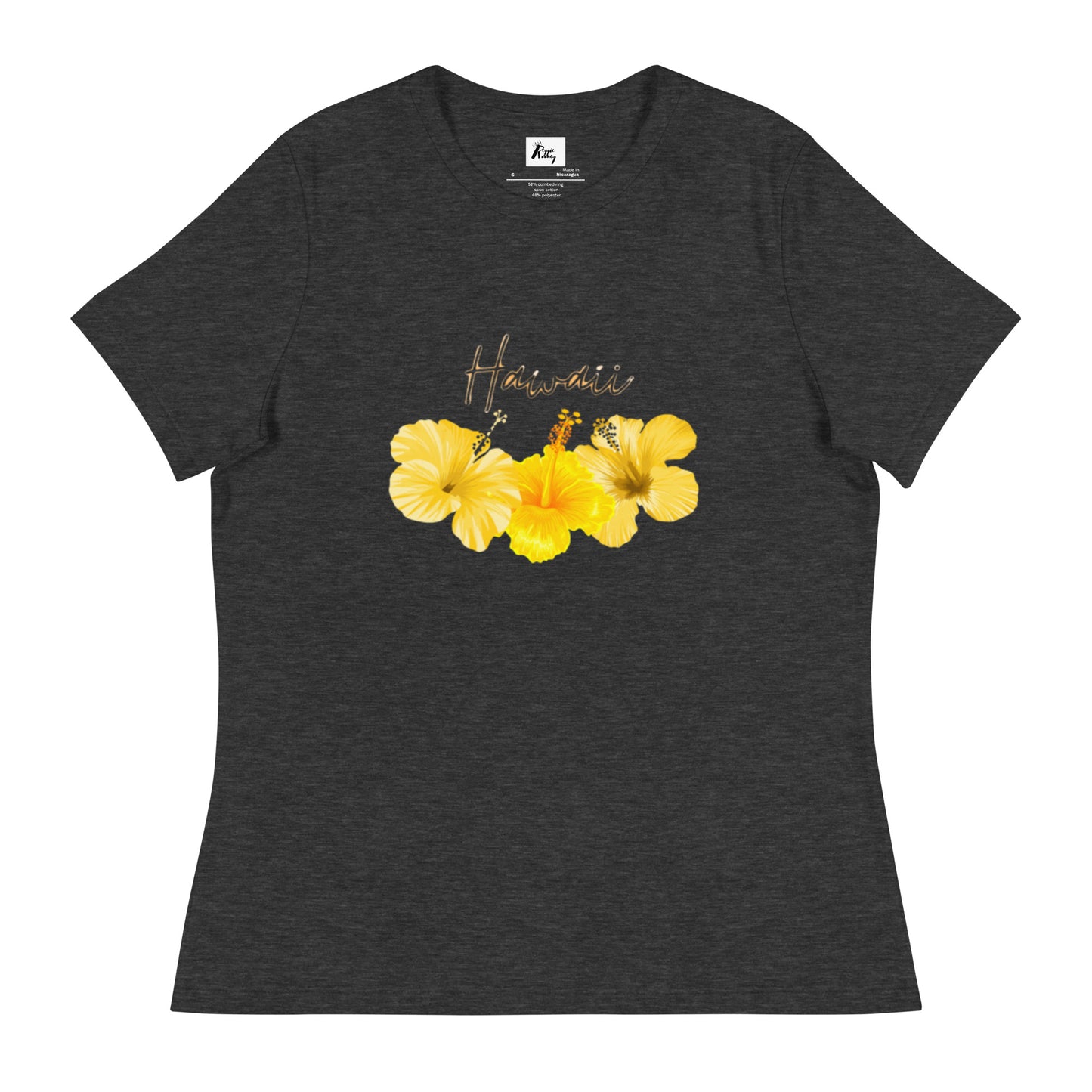 Hawaii State Flower Yellow Hibiscus T-Shirt