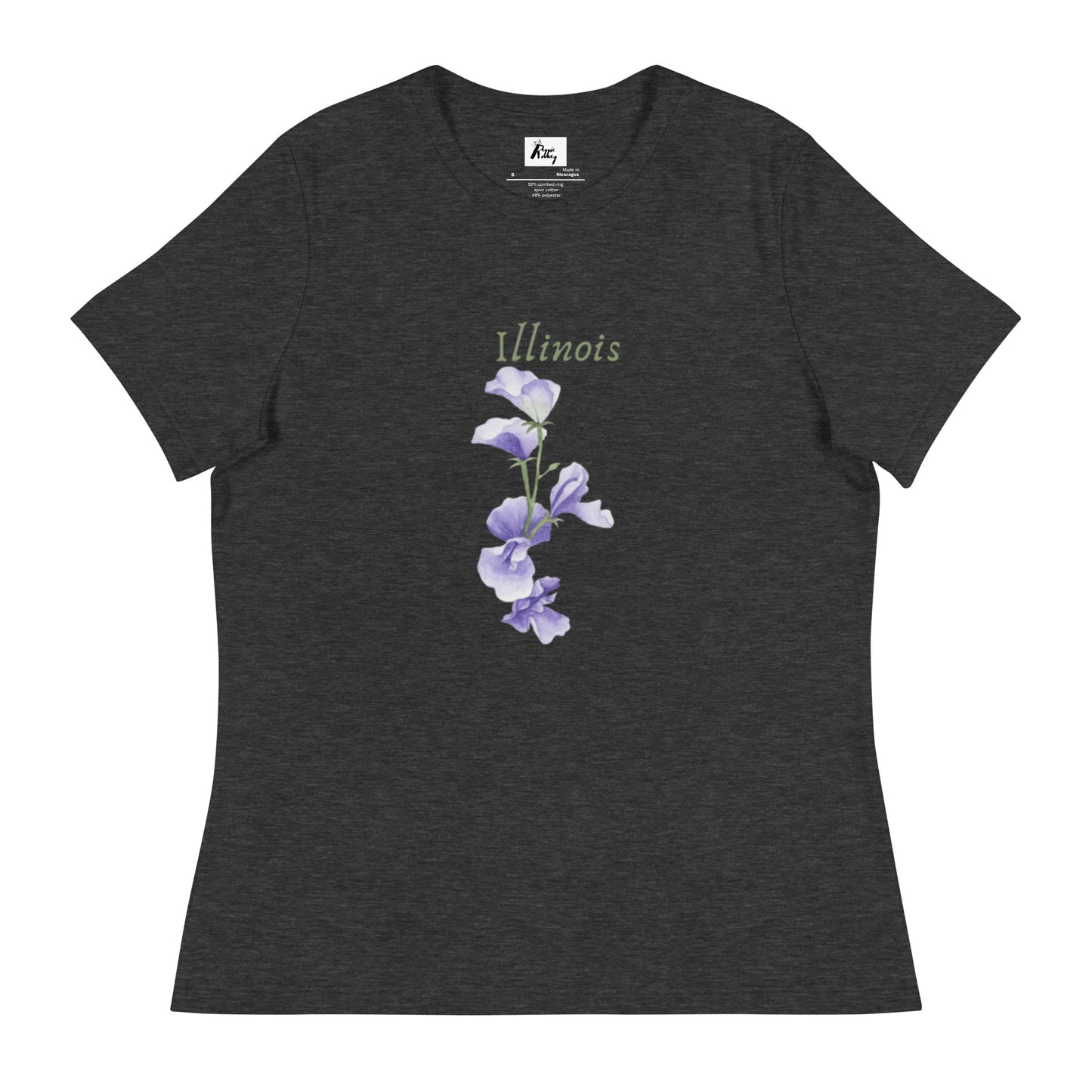 Illinois State Flower Common Blue Violet T-Shirt