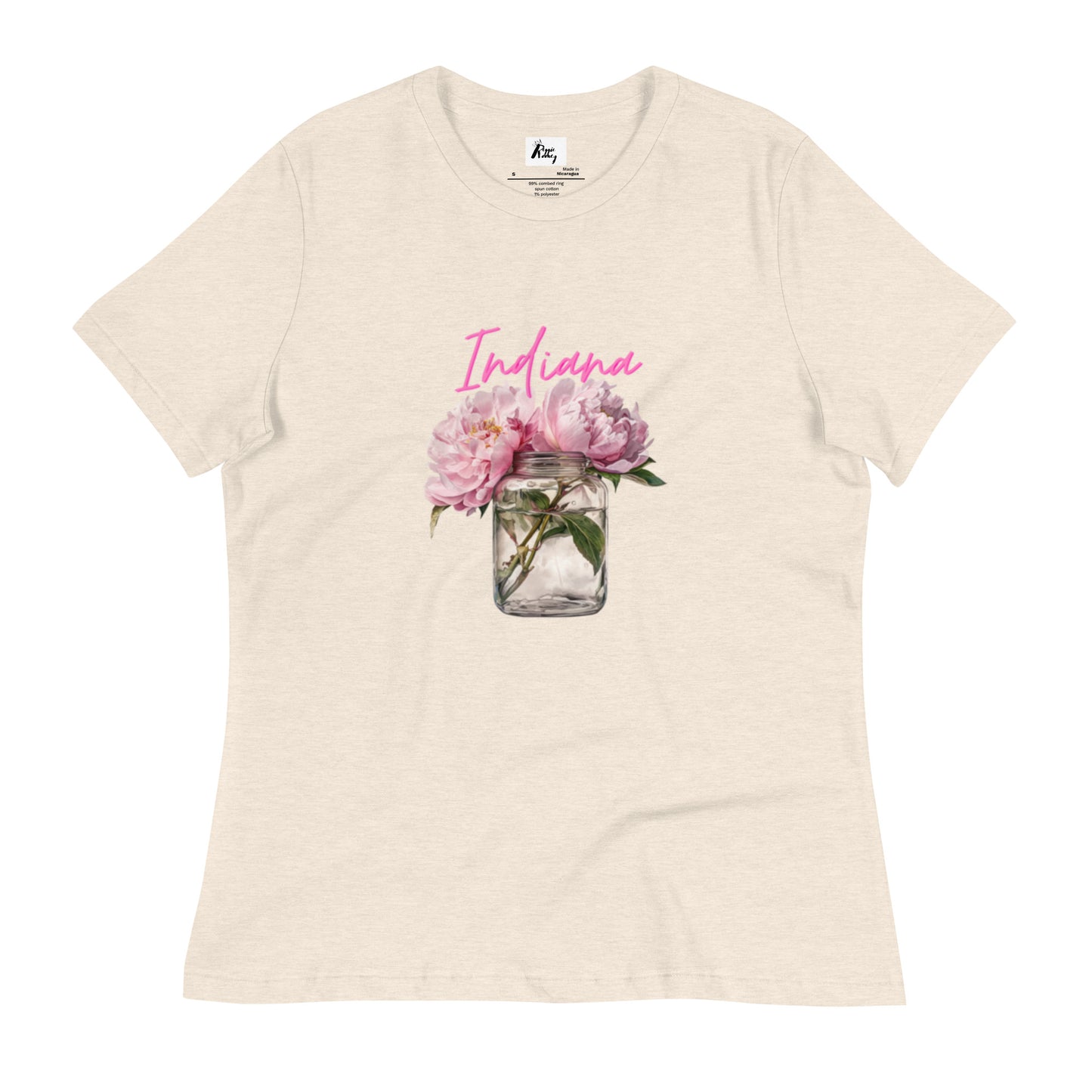 Indiana State Flower Peony T-Shirt