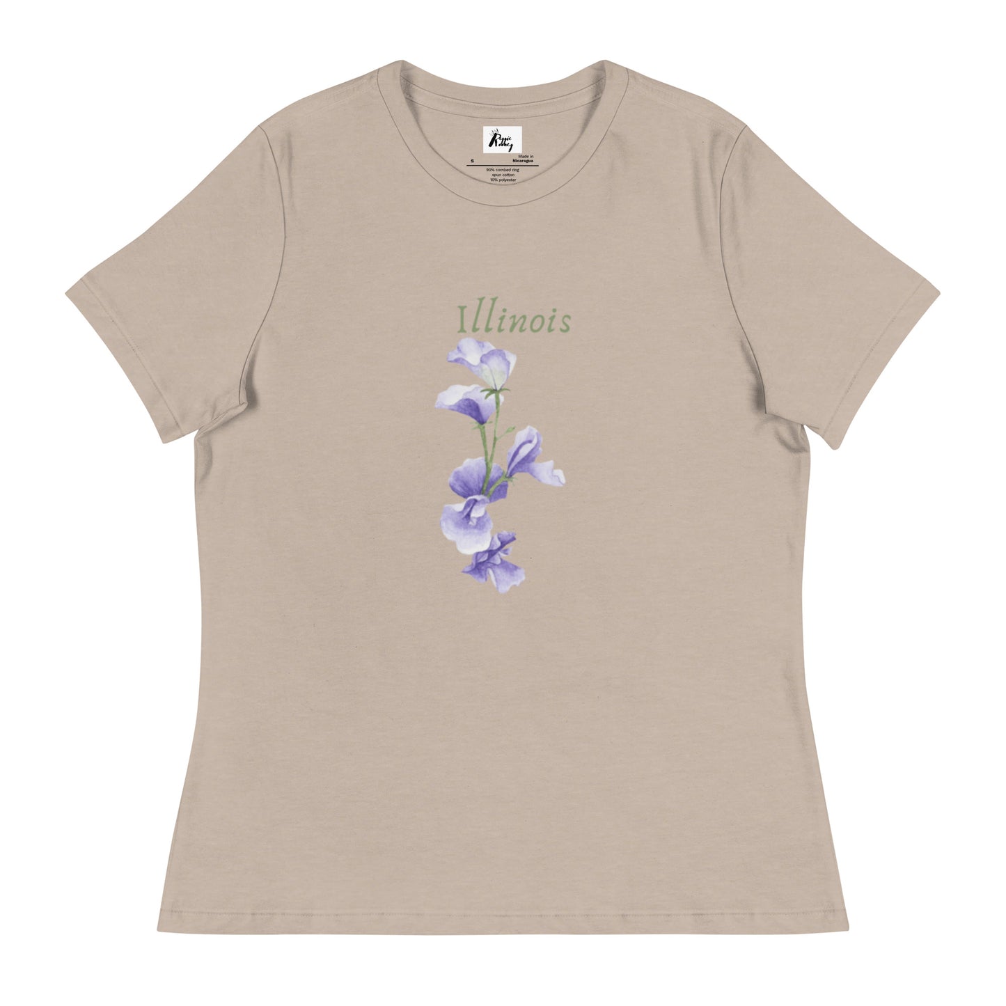 Illinois State Flower Common Blue Violet T-Shirt