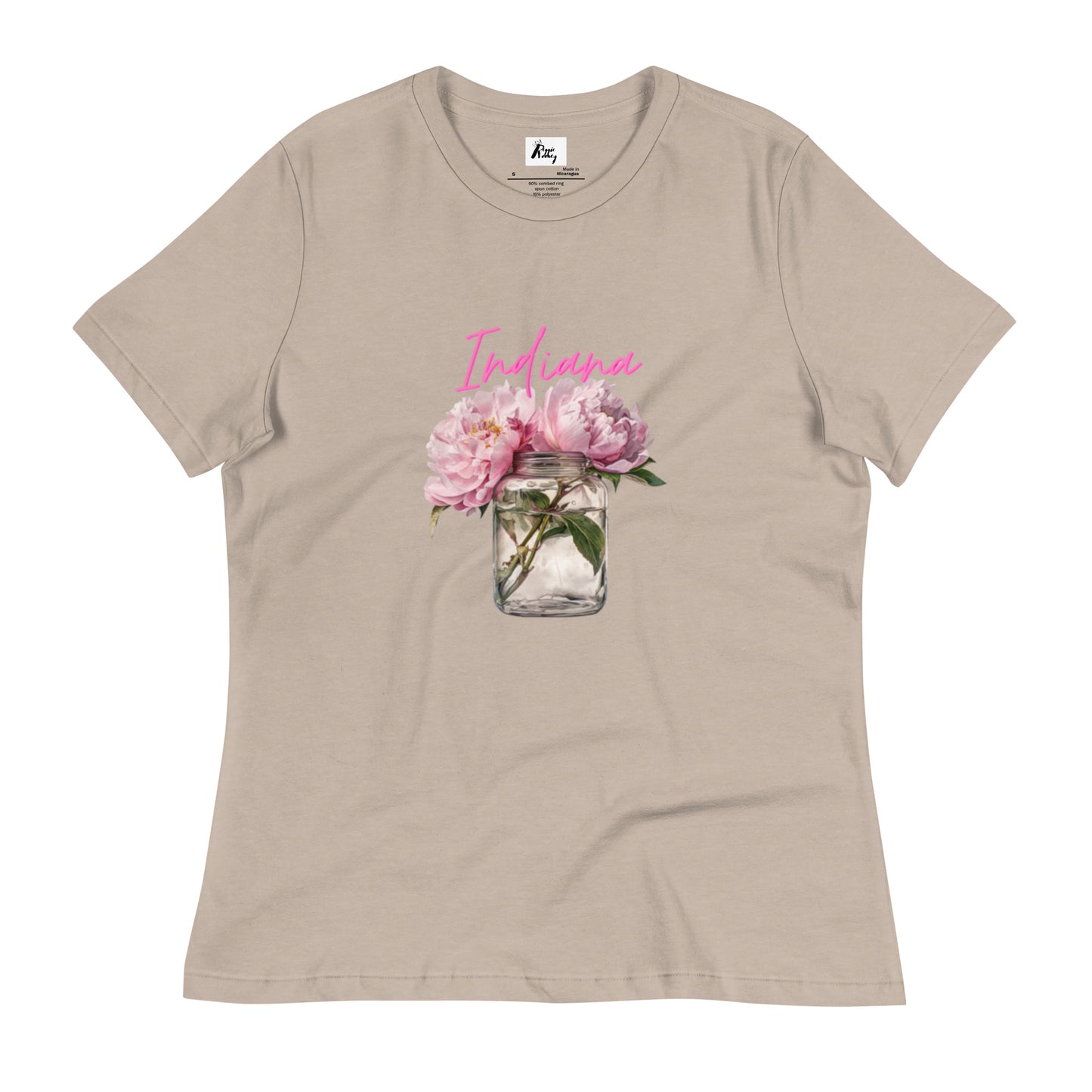 Indiana State Flower Peony T-Shirt