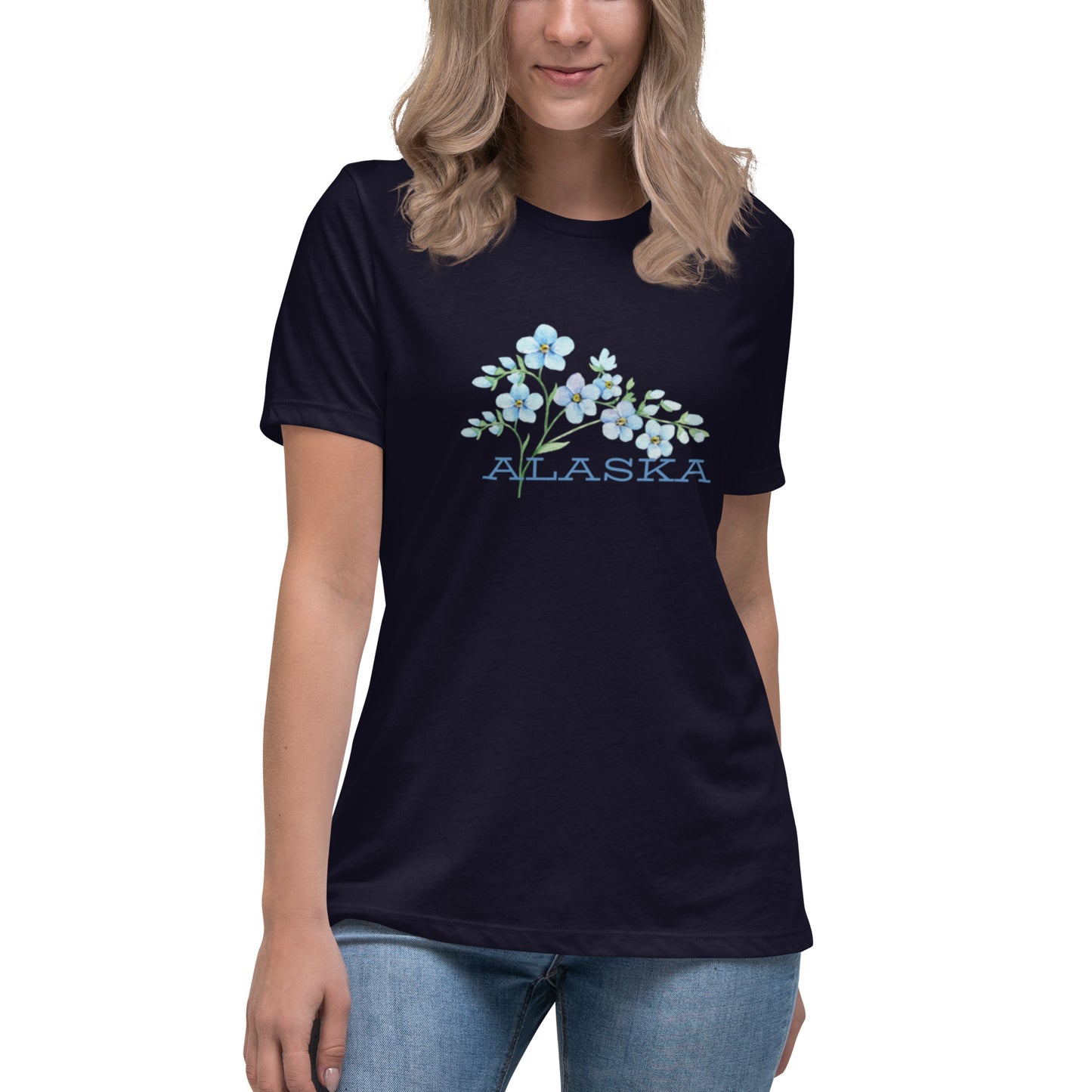 Alaska State Flower Alpine Forget-Me-Not T-Shirt