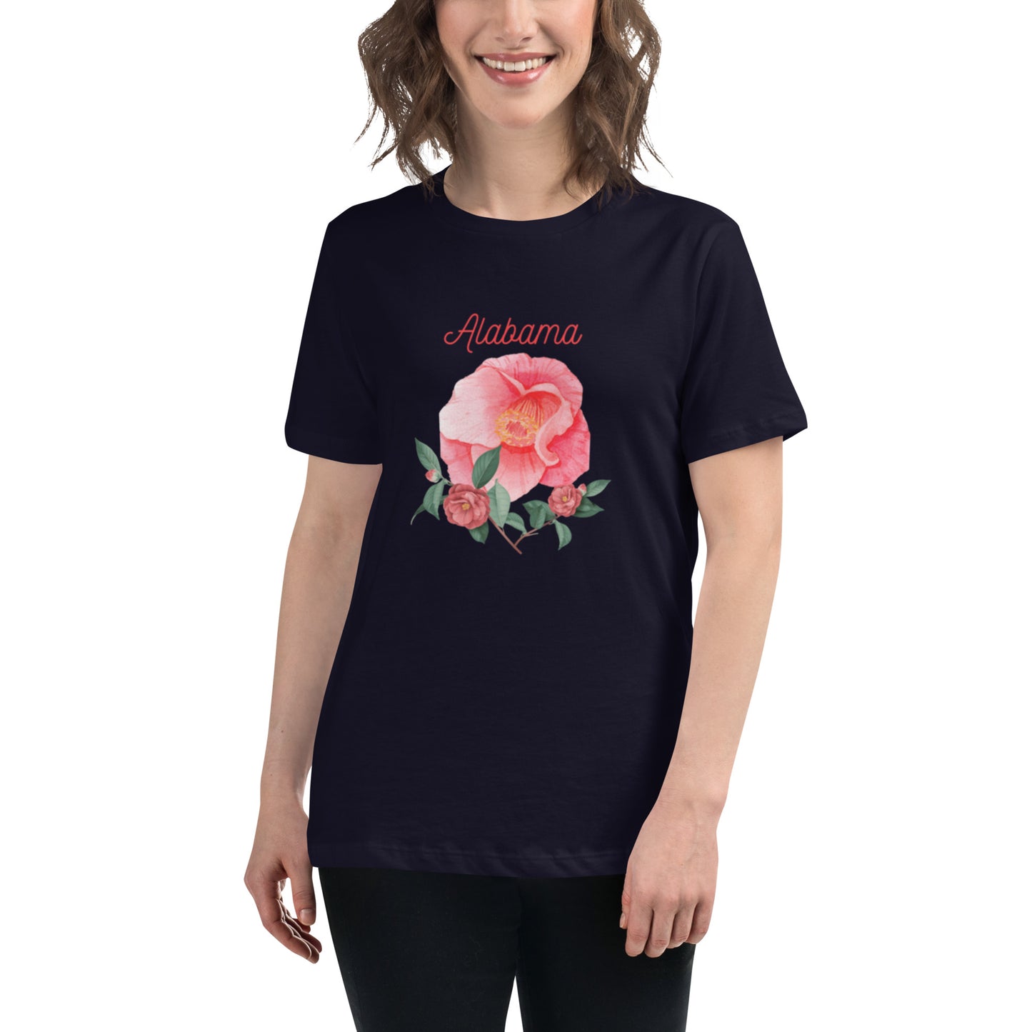 Alabama State Flower Camellia T-Shirt