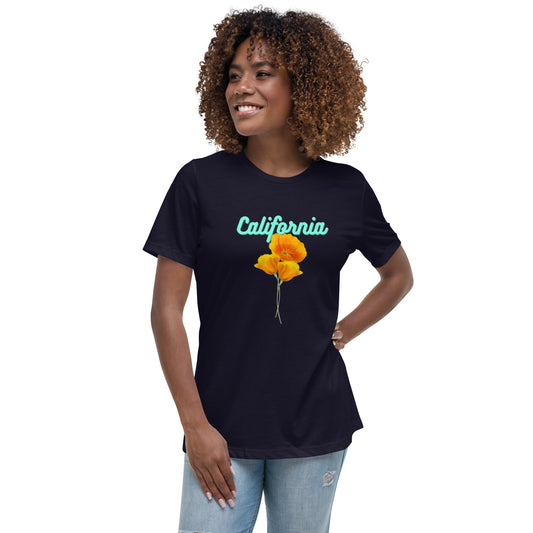 California State Flower Poppy T-Shirt