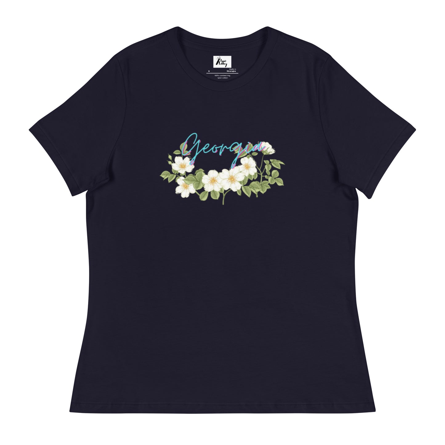 Georgia State Flower Rosa Laevigata T-Shirt