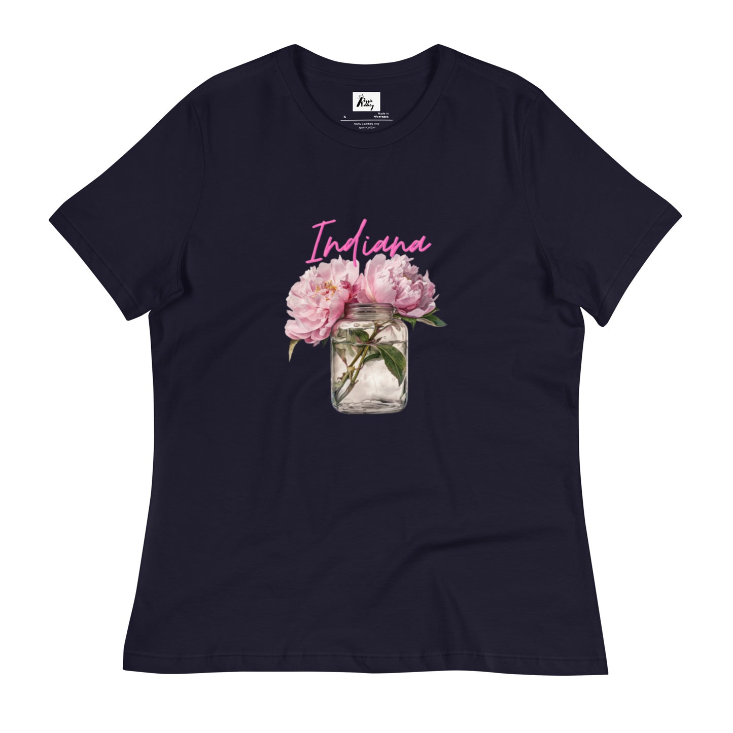 Indiana State Flower Peony T-Shirt