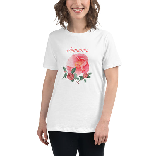 Alabama State Flower Camellia T-Shirt