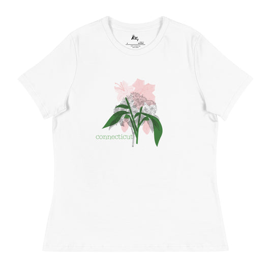 Connecticut State Flower Mountain Laurel T-Shirt