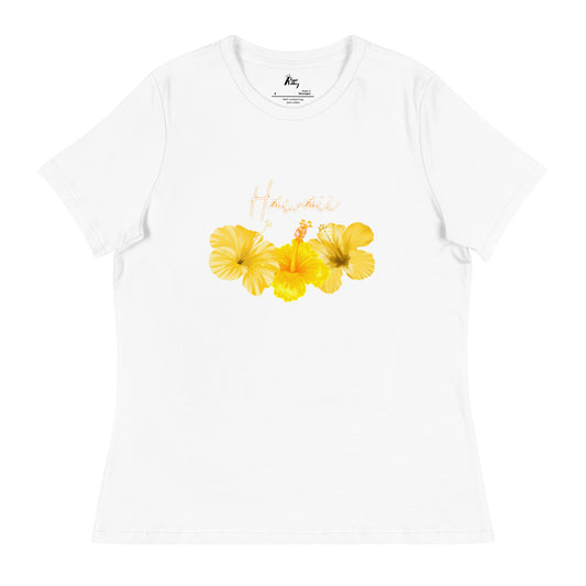 Hawaii State Flower Yellow Hibiscus T-Shirt