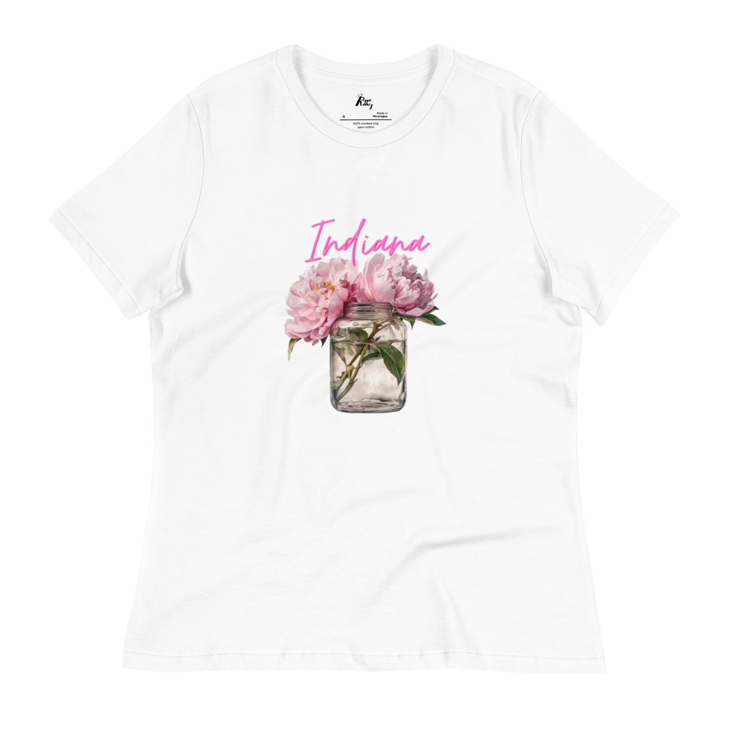 Indiana State Flower Peony T-Shirt