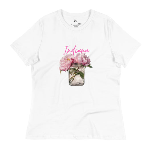 Indiana State Flower Peony T-Shirt